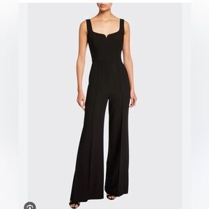 NWT Kobi Halperin Black Wide-Leg Jumpsuit